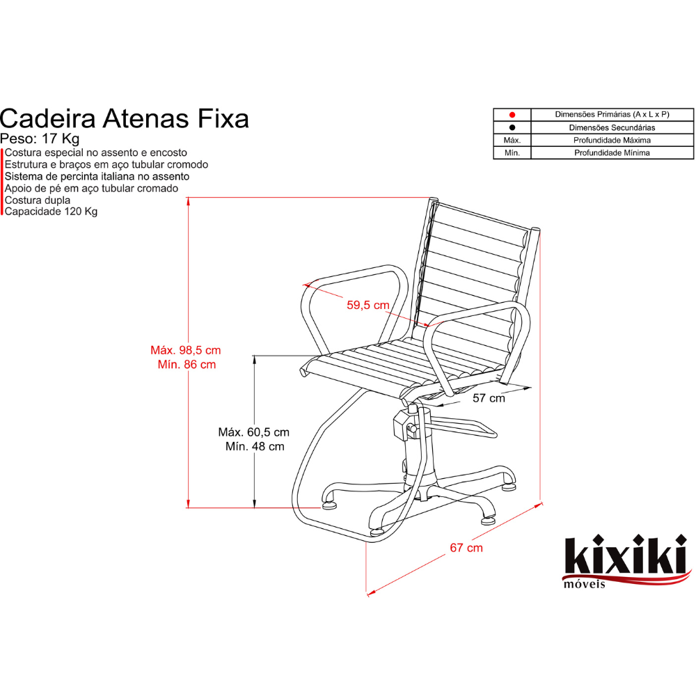 Cadeira Atena KIXIKI